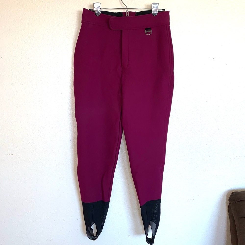 Black Bear Schoeller -Stylish Burgundy Ski Pants